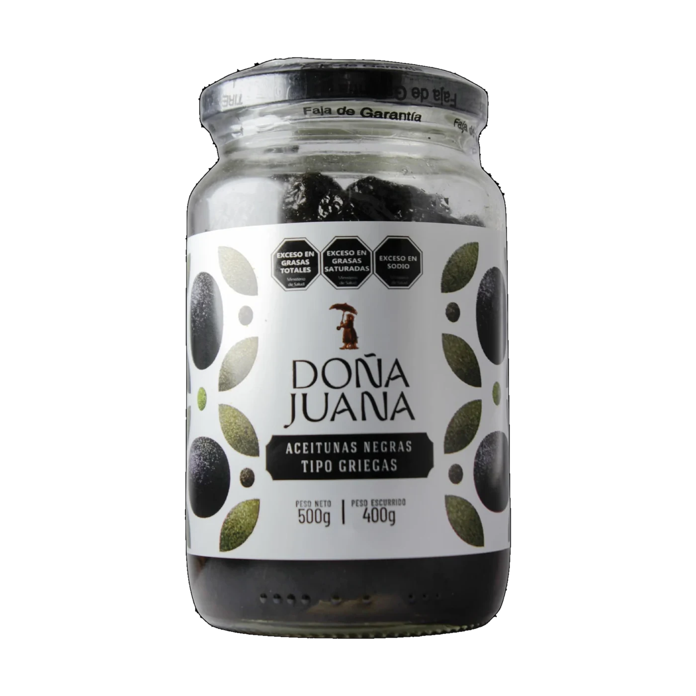Aceitunas negras tipo griegas 500 g