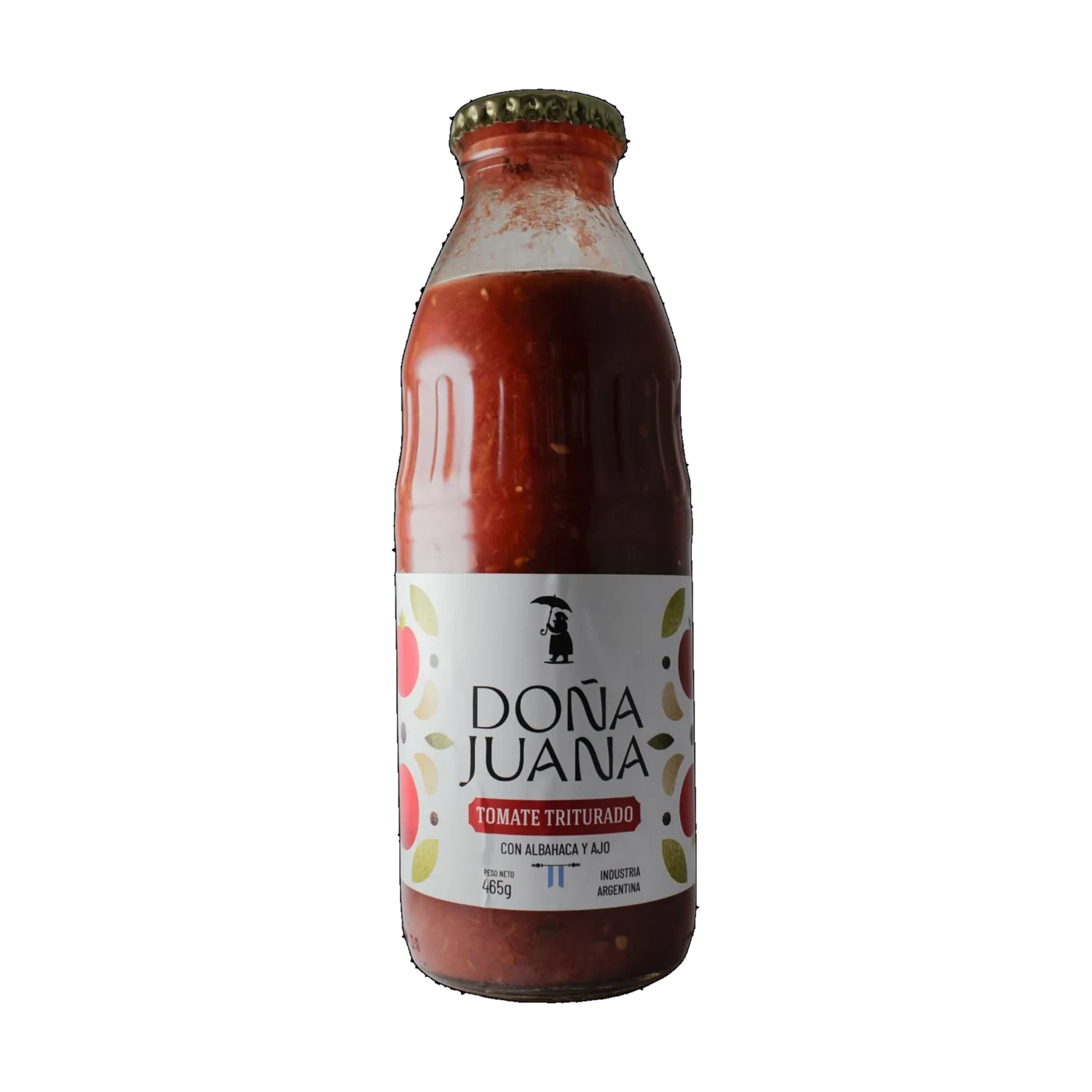 Tomate triturado con albahaca y ajo 465 g