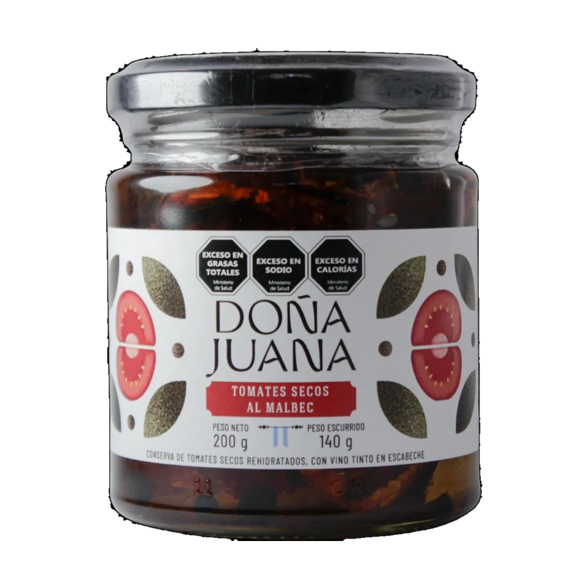 Tomates secos al Malbec 200 g